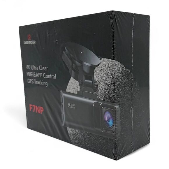 NEW Sealed REDTIGER F7NP Front & Rear Smart Dash Cam 4K Ultra Clear WIFI & GPS - Picture 2 of 8